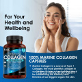Supporto per unghie per capelli marittimi Capsule di collagene marino